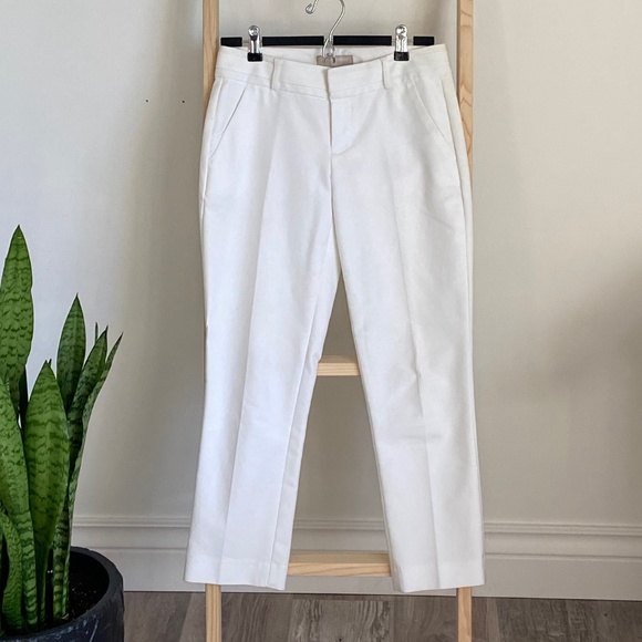Banana Republic WHITE Straight Leg Trouser - Picture 2 of 5